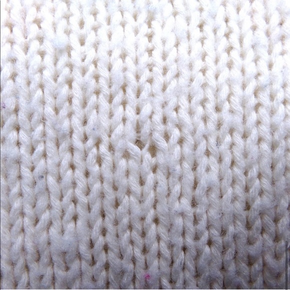 Lane Bryant 3/4 Sleeve Ivory Sweater w/ Heart - Picture 7 of 7